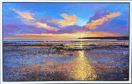 LOW TIDE AT SUNSET sold