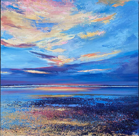 EVENING PINK LIGHT sold