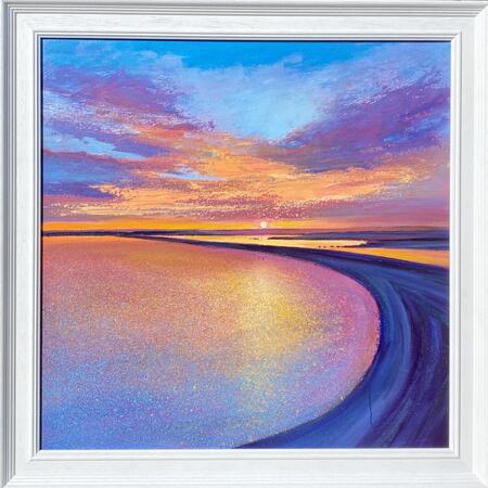 CHESIL BEACH SUNSET SOLD