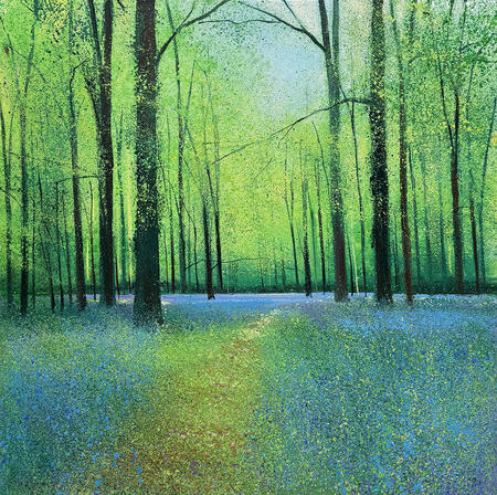 PATH LEADS  THROUGH THE BLUES