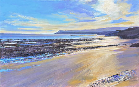 ROBIN HOODS BAY WINTER LIGHT