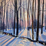 Freezing sunset Day 323 SOLD