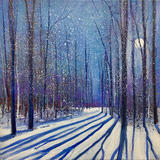 Winter Moon. Day 338 SOLD