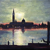 Venetian Moonlight. Day 345 SOLD