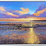 LOW TIDE AT SUNSET sold