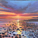 SUN RISE AT LOW TIDE