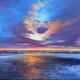 SUN RISING AT LOW TIDE