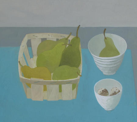 Green pears and Quails eggs