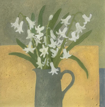 Hyacinths in a Grey Jug 