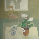 Cyclamen and gaudy ware