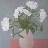 Peonies in a Tuscan Jug