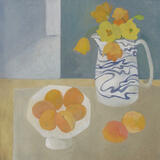 Marbled Jug and Apricots