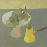 Grapes and Turkish Coffee Pot 