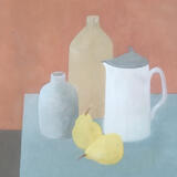 Two Flasks Pot and pears