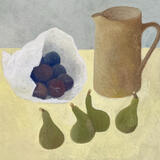 Plums in a White Bag