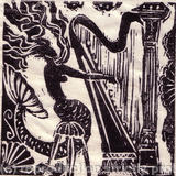 Harp and mermaid