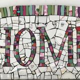 HOME mosaic sign