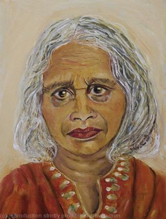 Indian Lady with Kaftan