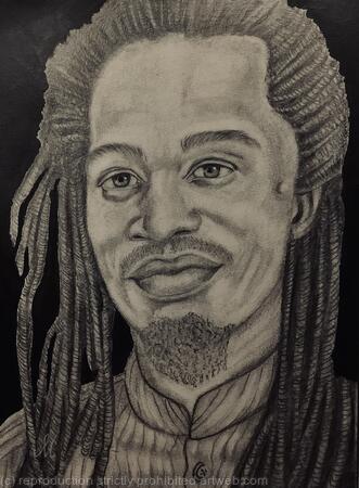 Benjamin Zephaniah by Margot Stinton