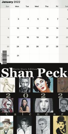 Shan Peck 2022 Calendar: Movie Stars Edition