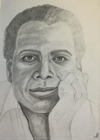 Sidney Poitier by Margot Stinton