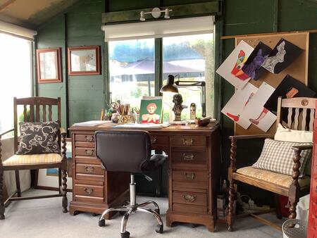 Inside the Studio - artwork  in progress