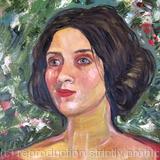 The Rose Bower Homage to John William Waterhouse