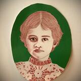 Inside the Studio - closeup of work in progress