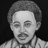 Pencil Drawing 'Samuel Coleridge-Taylor' by Margot Stinton