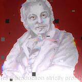 Contemplative Gentleman with Digital Glitches. Limited Edition of 1