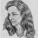 Pencil Drawing “Long Thought ” by Margot Stinton