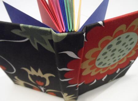 SOLD NW A6 portrait Closed spine rainbow sketchbook 8