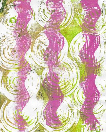 Gel Plate Monoprinting examples - Gelli print 12