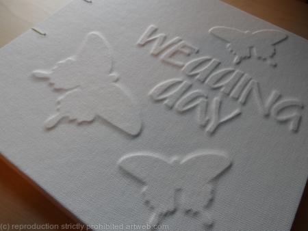 Coptic stitch wedding book 3