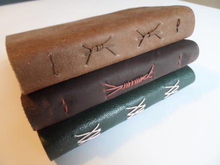 Leather cover wrapped cross 1