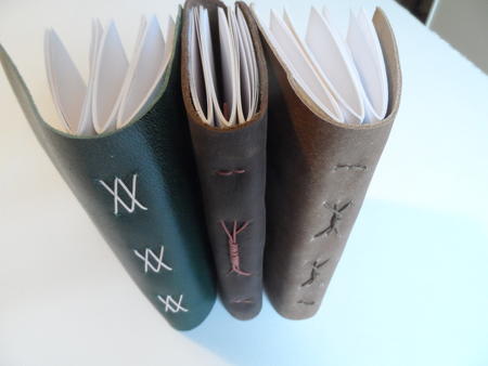 Leather cover wrapped cross 2