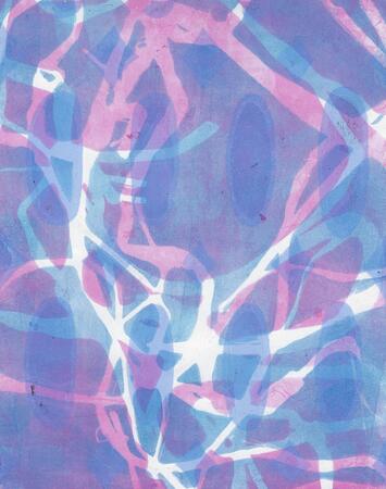 Gel Plate textiles 29