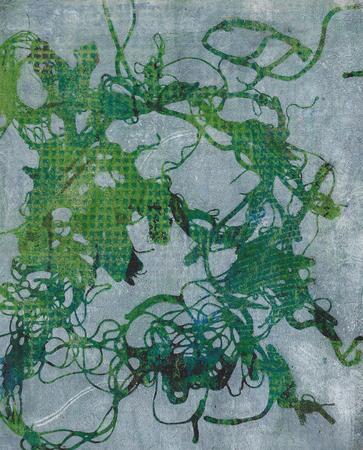 Gel Plate textiles 30