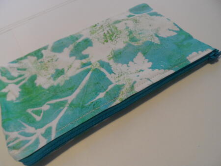 Gel Plate textiles 59