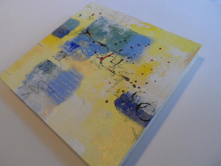 Painted canvas cover 1 - front