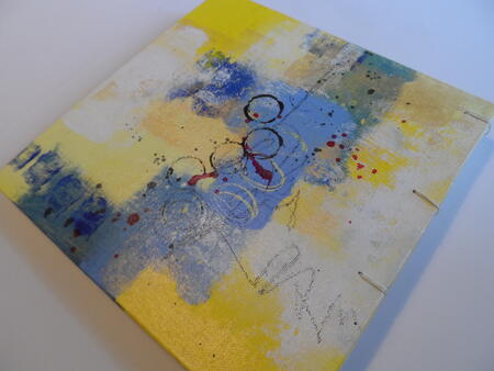 Painted canvas cover 2 - back 