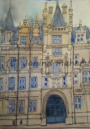 Cambridge next to Kings College