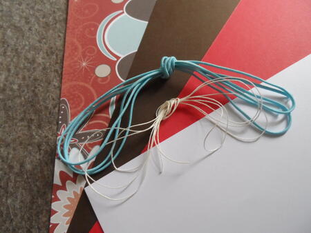 SOLD AK Midori felt dark mottled brown, red pack no 9