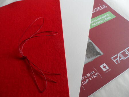 Wrapped cord felt red pack no 3