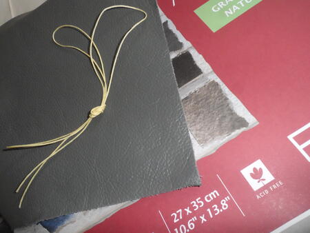 Wrapped cord leather grey pack no 4