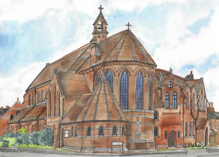 Redlands Parish Church, end view