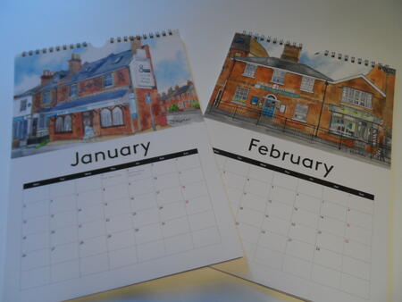 January and February pages