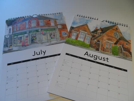 July and August pages