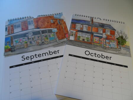 September and October pages
