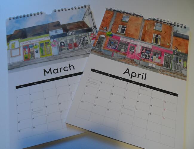 March and April pages